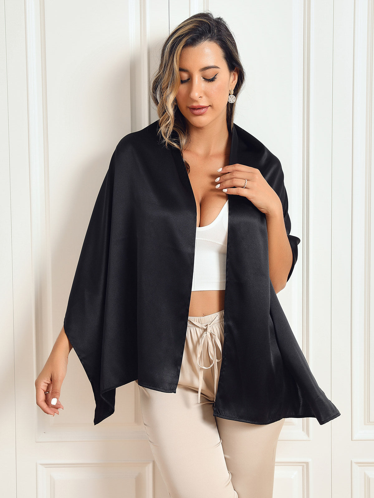 Pure Silk Long Scarf/Shawl 170x53cm/67
