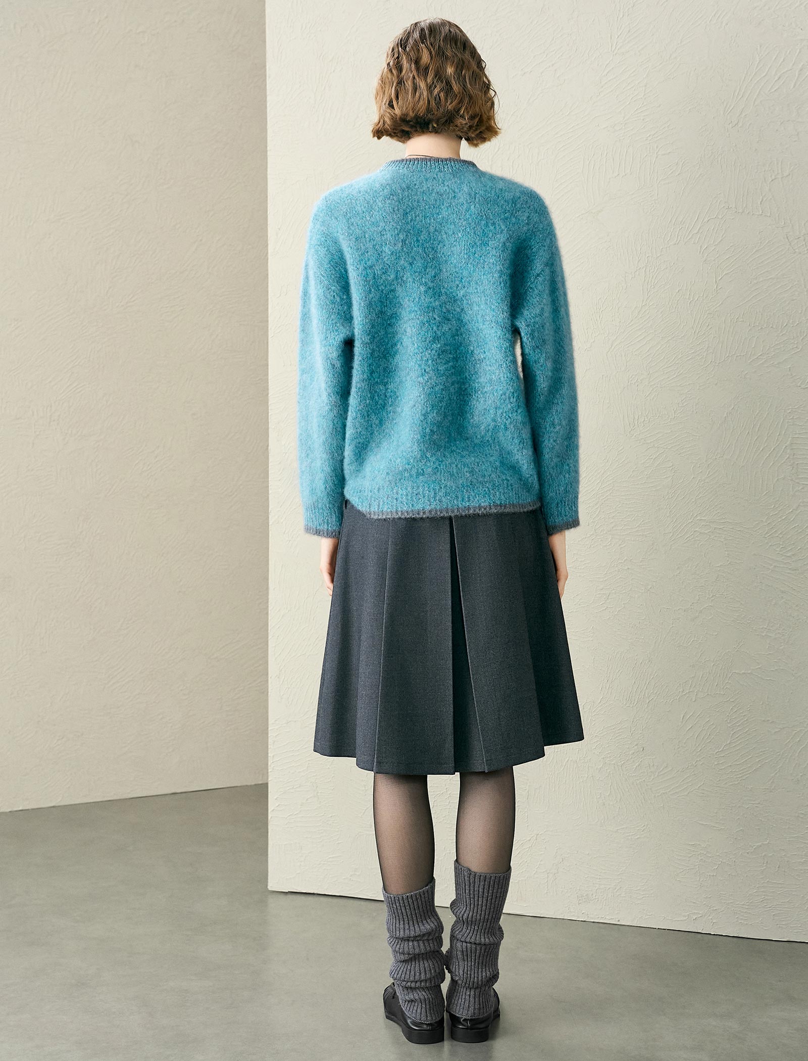 Wool And Cashmere Crewneck Sweater