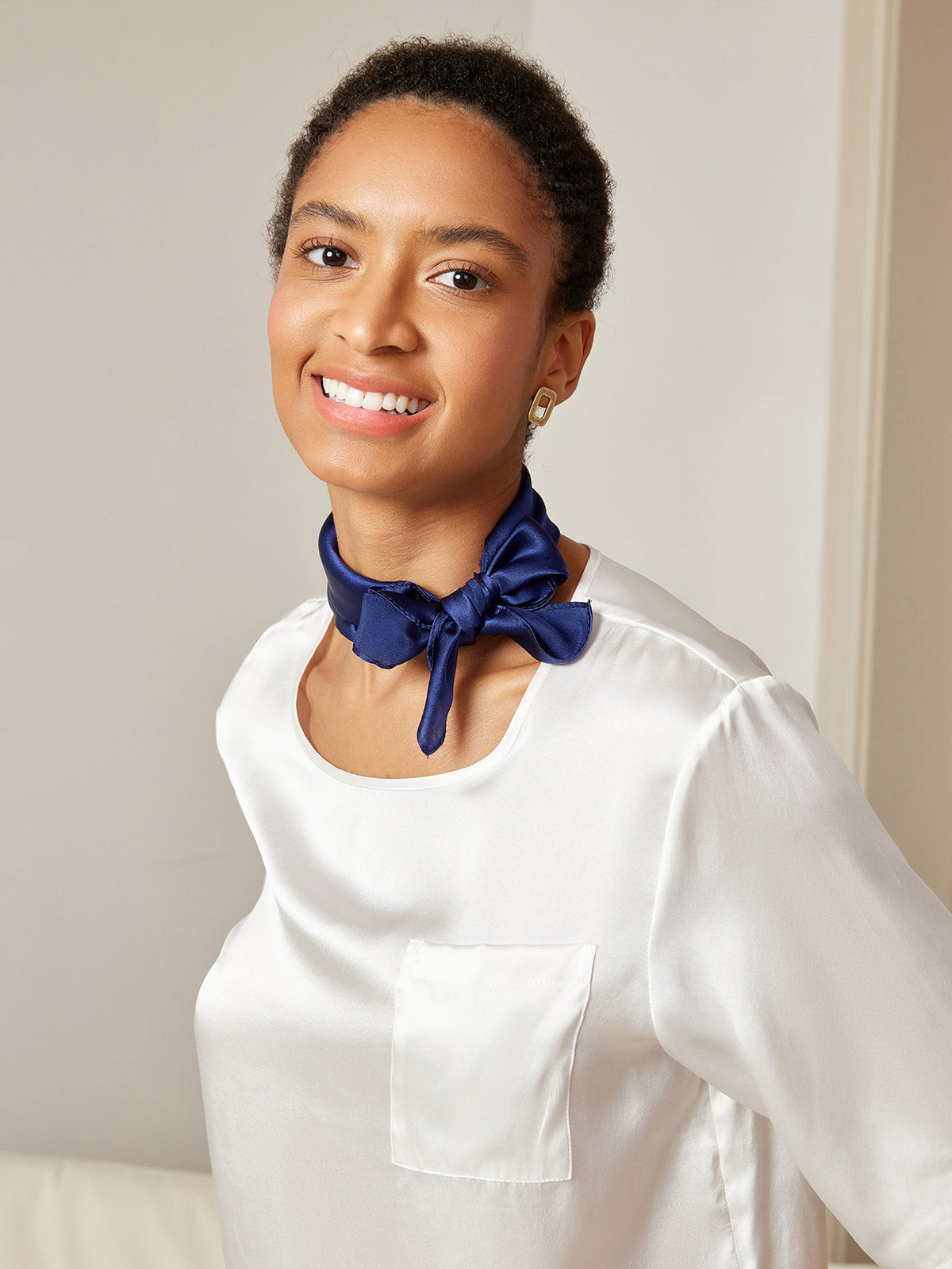 Pure Silk Square Scarf size-53x53cm