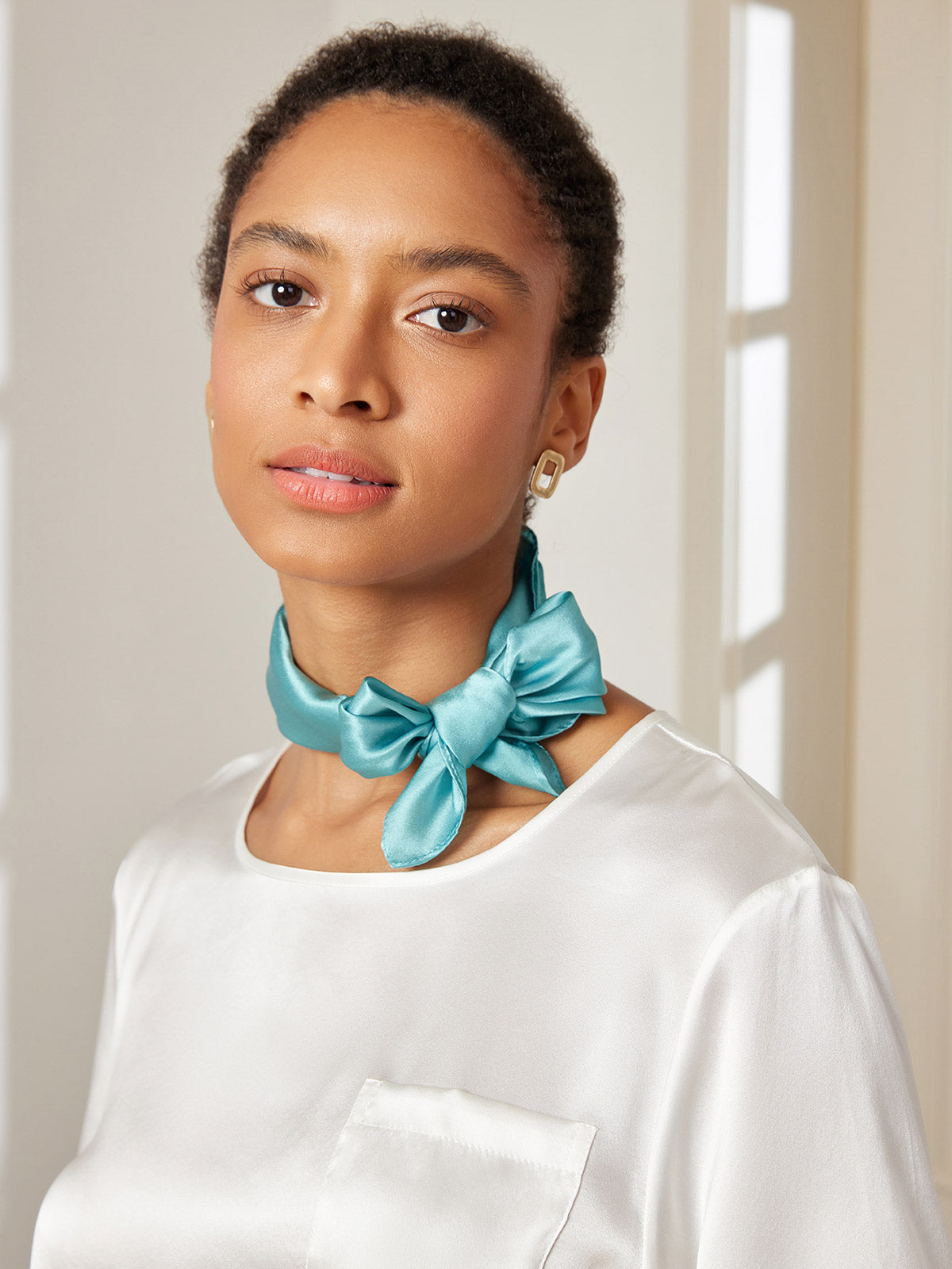 Pure Silk Square Scarf size-53x53cm
