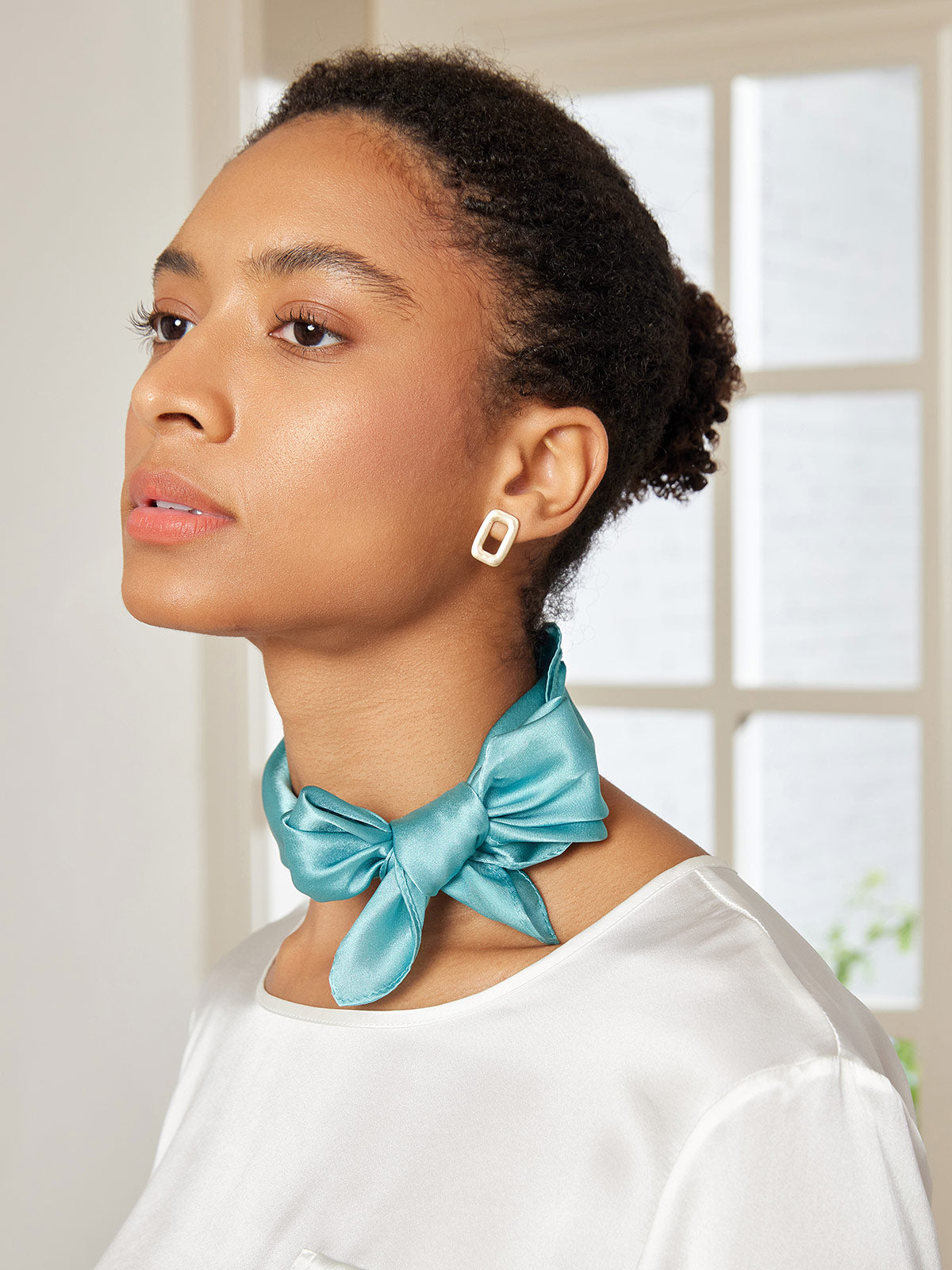 Pure Silk Square Scarf size-53x53cm