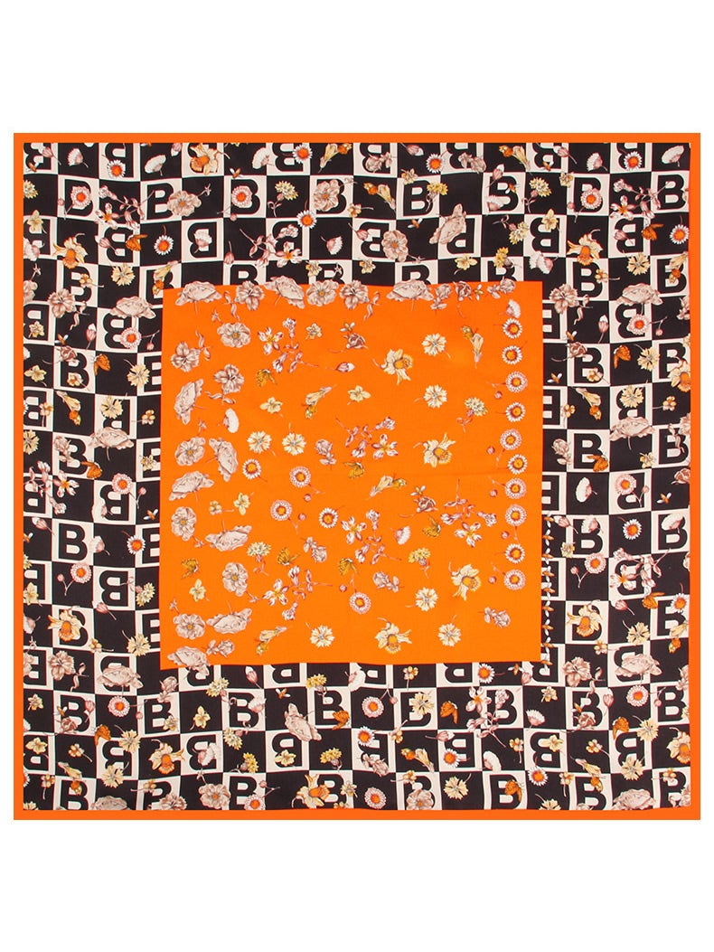 Pure Silk Printed Designer Square Scarf 53x53cm/21