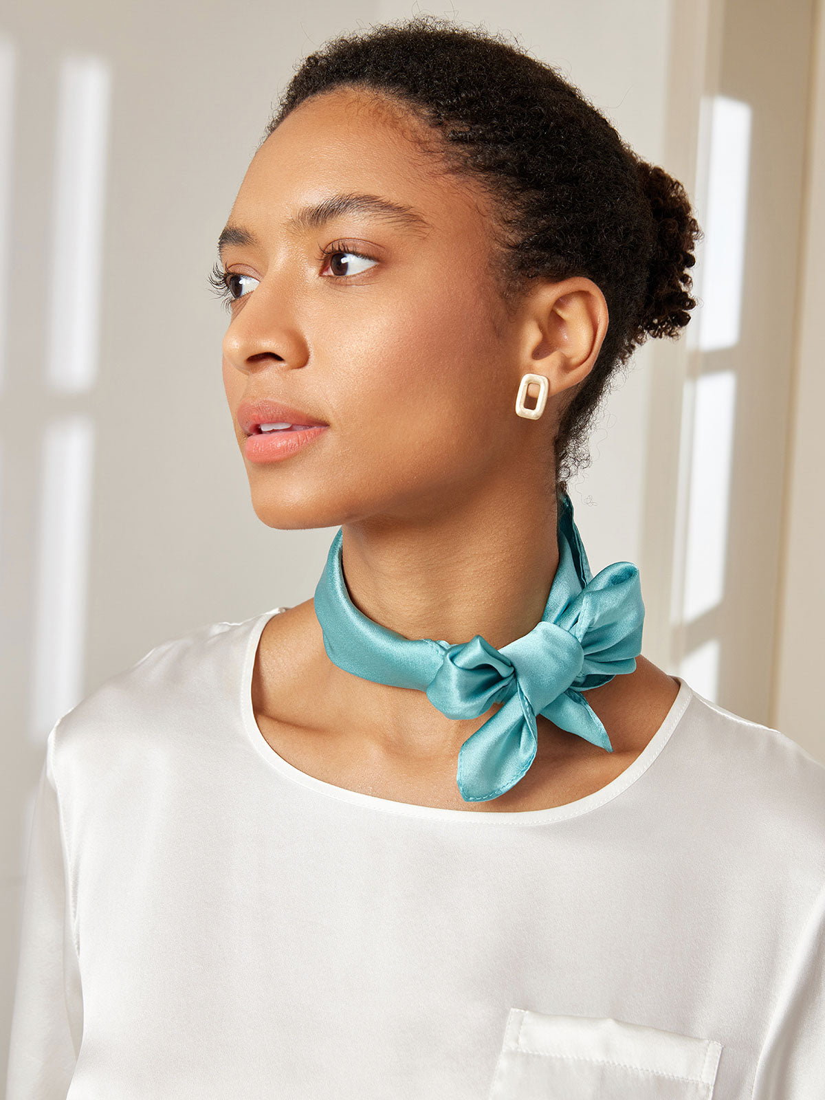 Pure Silk Square Scarf size-53x53cm
