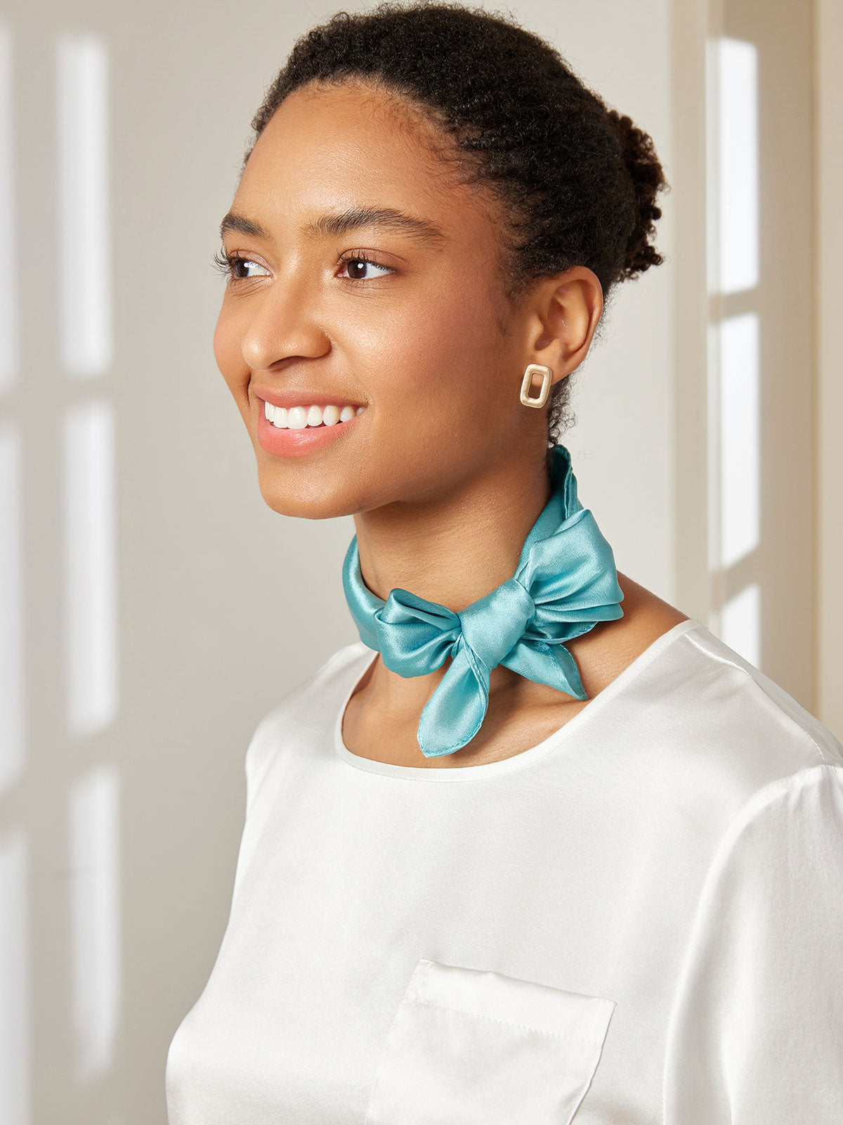 Pure Silk Square Scarf size-53x53cm