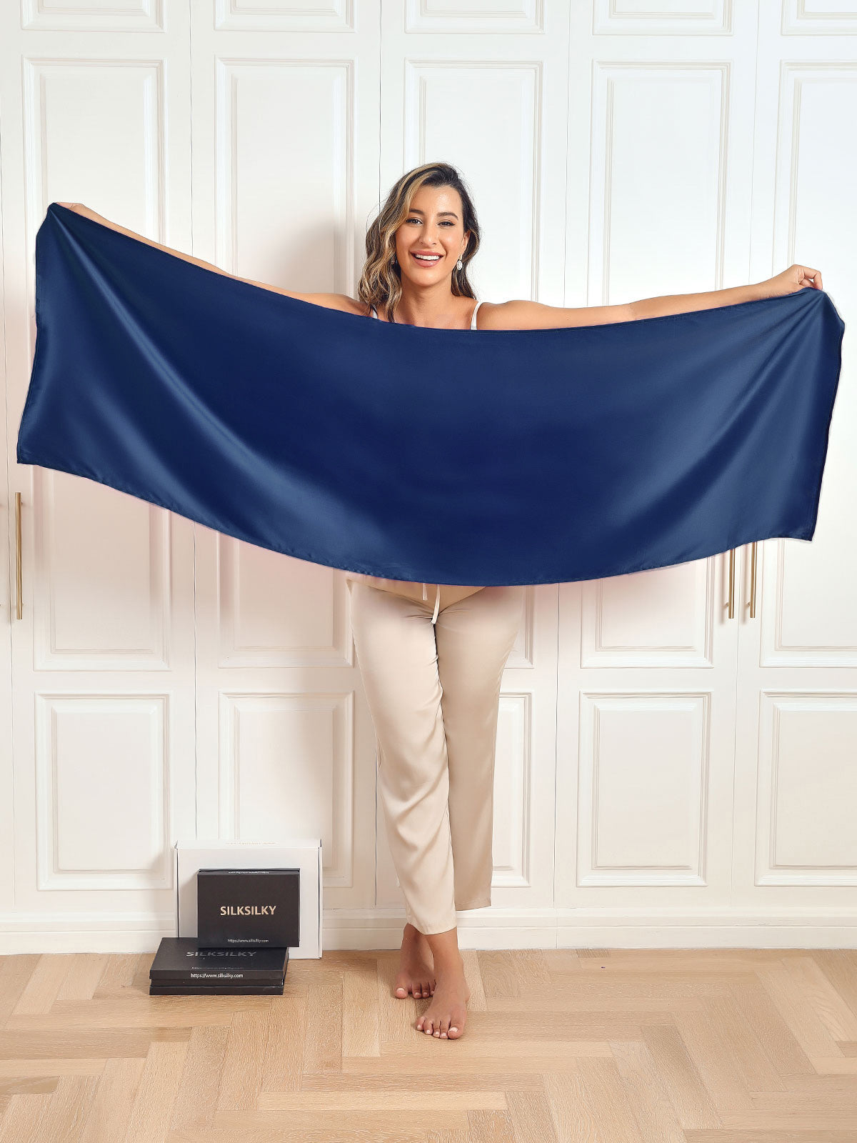 Pure Silk Long Scarf/Shawl 170x53cm/67